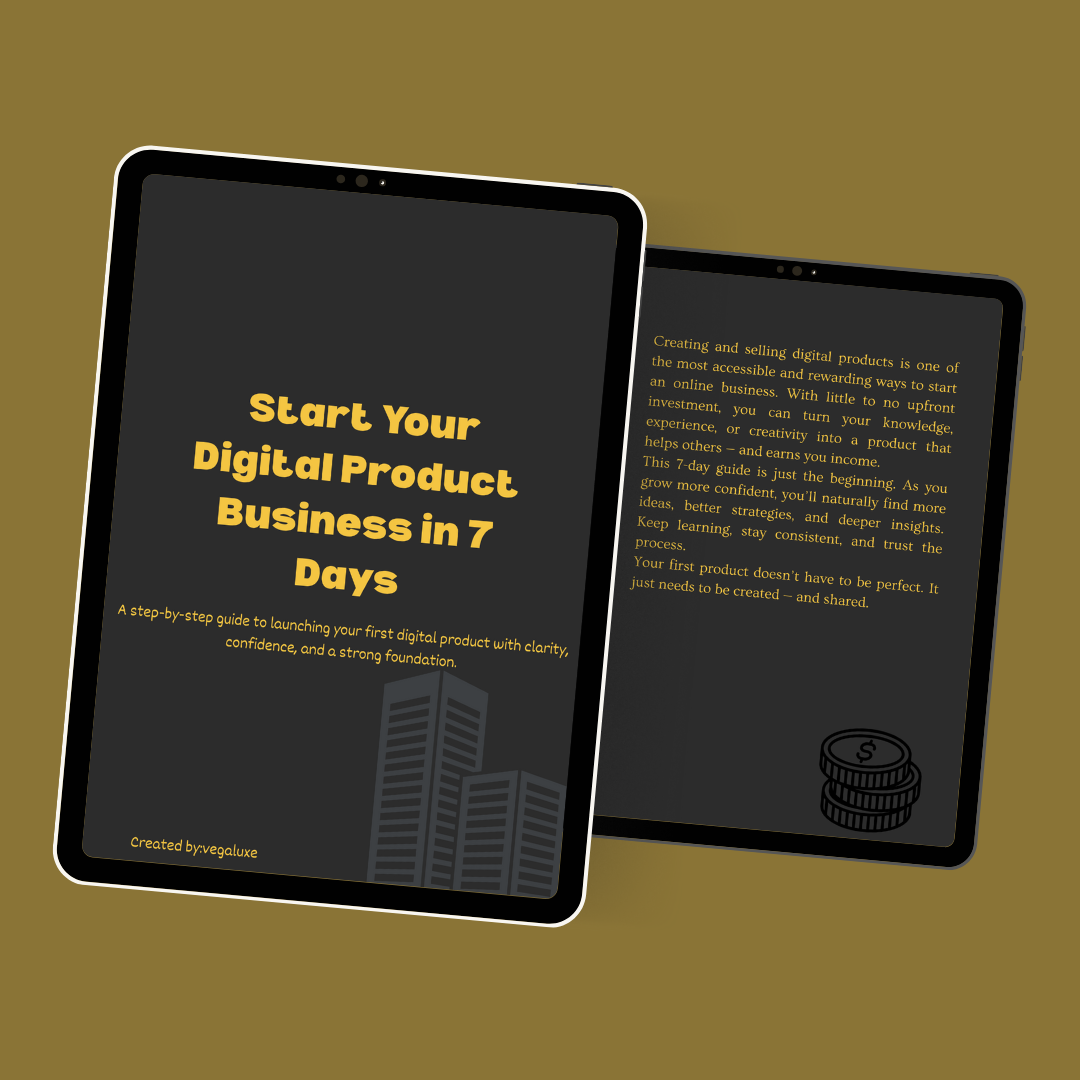 Digital Product Launch Guide – Start Selling Online in 7 Days | Printable eBook for Beginners