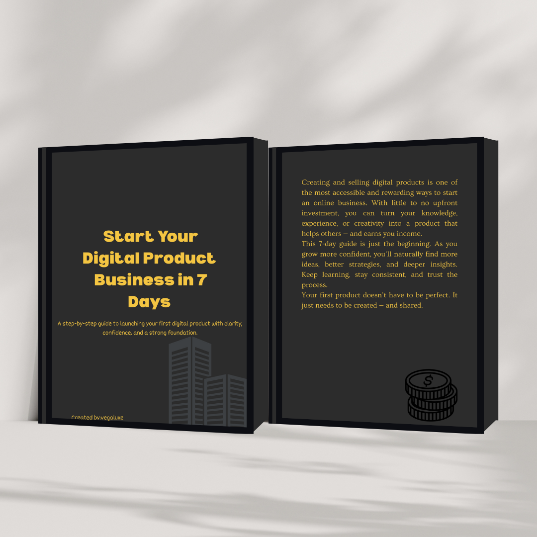 Digital Product Launch Guide – Start Selling Online in 7 Days | Printable eBook for Beginners