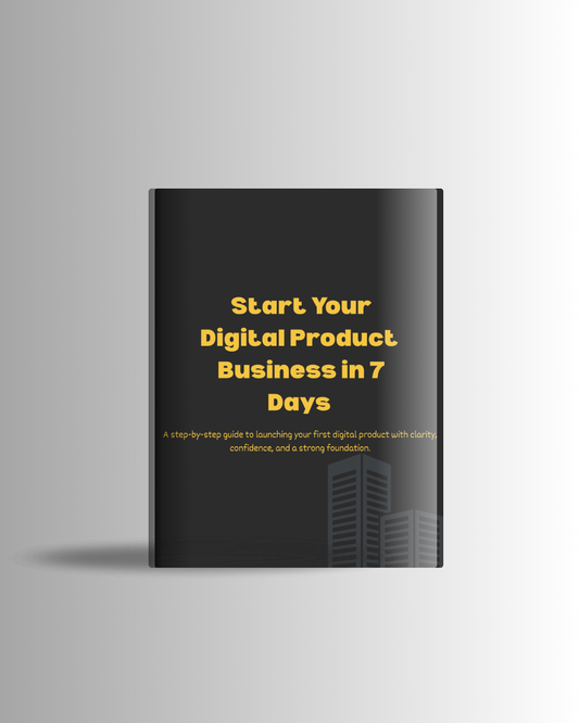 Digital Product Launch Guide – Start Selling Online in 7 Days | Printable eBook for Beginners
